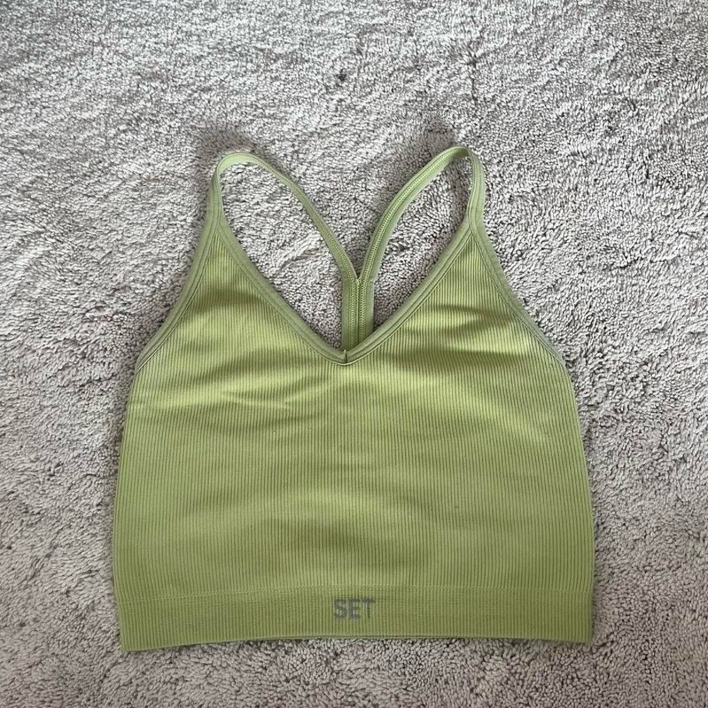 GREEN SET ACTIVE SPORTS BRA